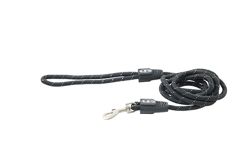 BUSTER Reflective Rope 180 cm line, sort, 8mm