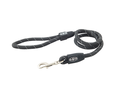 BUSTER Reflective Rope 120 cm line, sort, 13mm