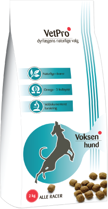 VetPro Voksen hundefoder til alle racer, 8 kg
