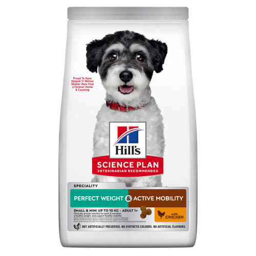 Hill's Science Plan Canine Adult Perfect Weight & Active, Small & Mini, Chicken