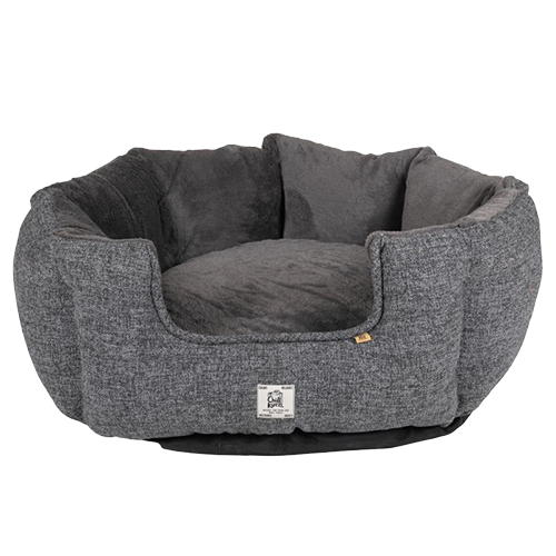 Chill Kuzzi FIR rund seng, grå