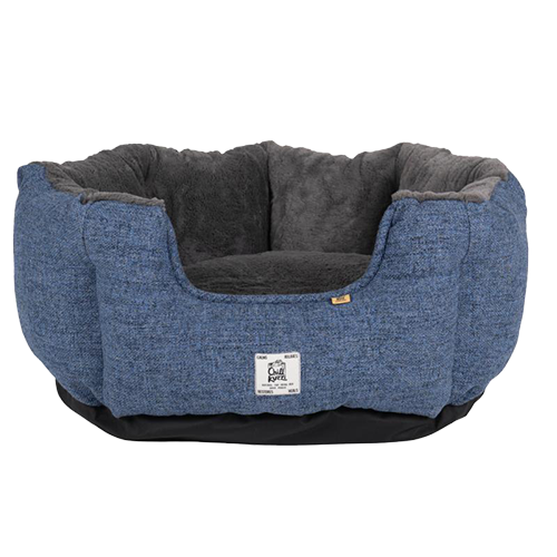 Chill Kuzzi FIR rund seng, skifferblå