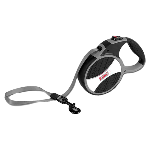 KONG Explore flex-line, large, grå