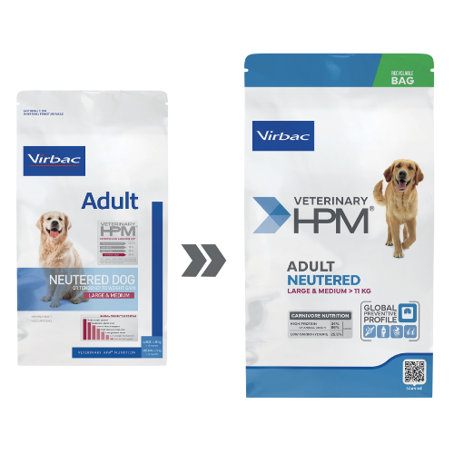 Virbac HPM Adult Neutered Large & Medium Dog