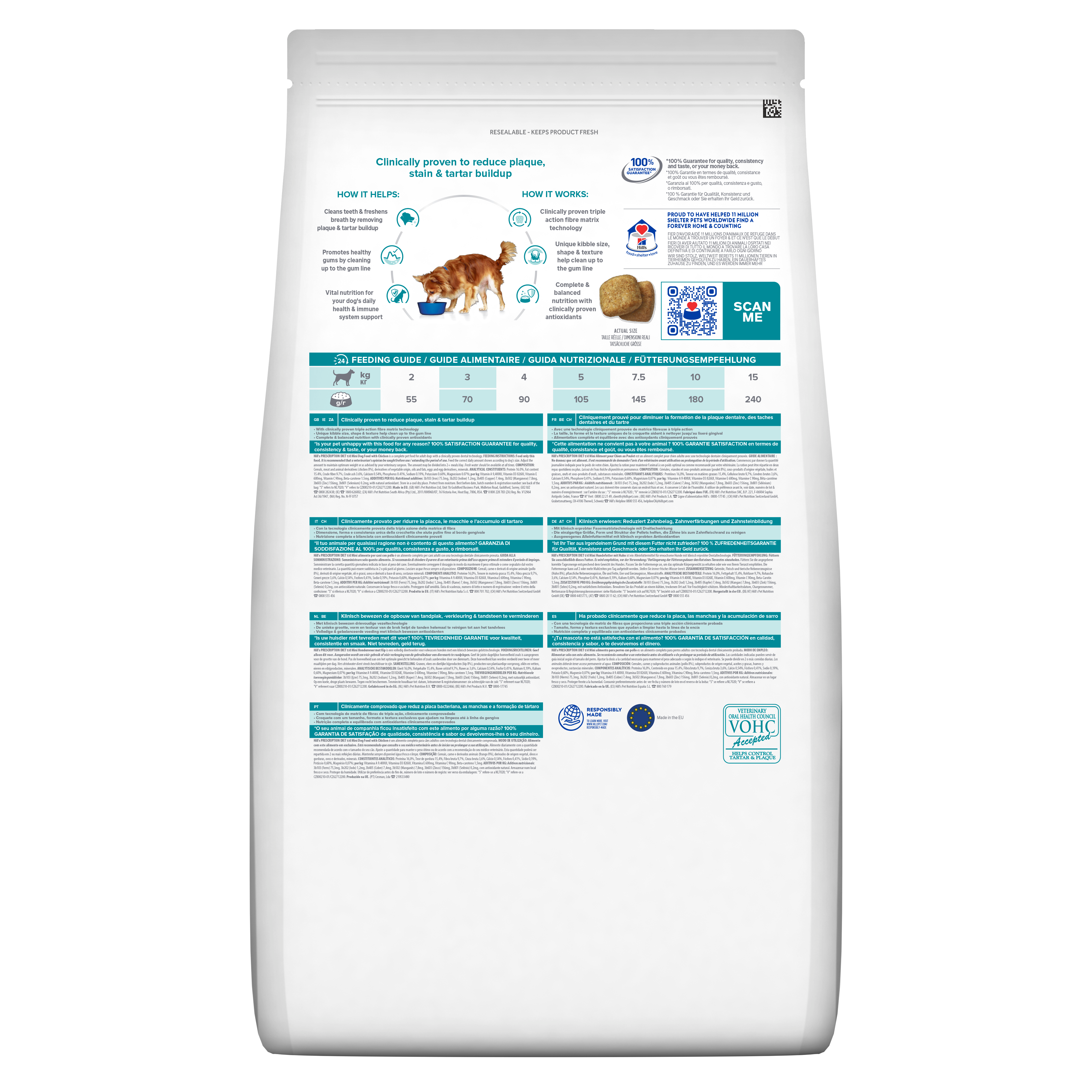 Hill's Prescription Diet t/d Dental Care Mini tørfoder til hunde
