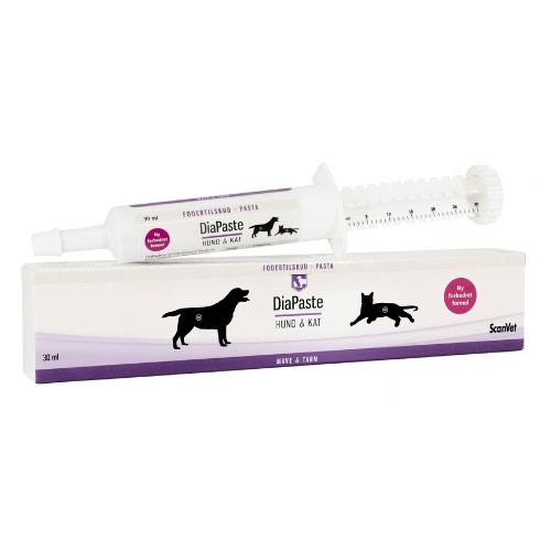 DiaPaste fodertilskud 30 ml - til dårligt fungerende mave hos hund og kat