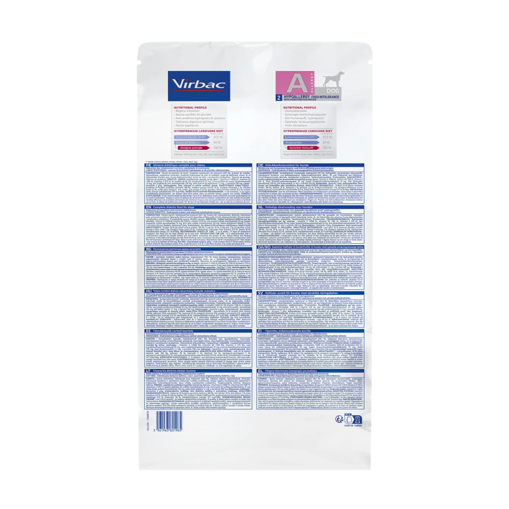 Virbac HPM (A2) Hypoallergy Dog