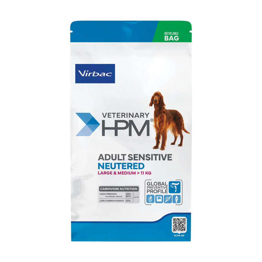 Virbac HPM Adult Sensitive Neutered Large & Medium Dog