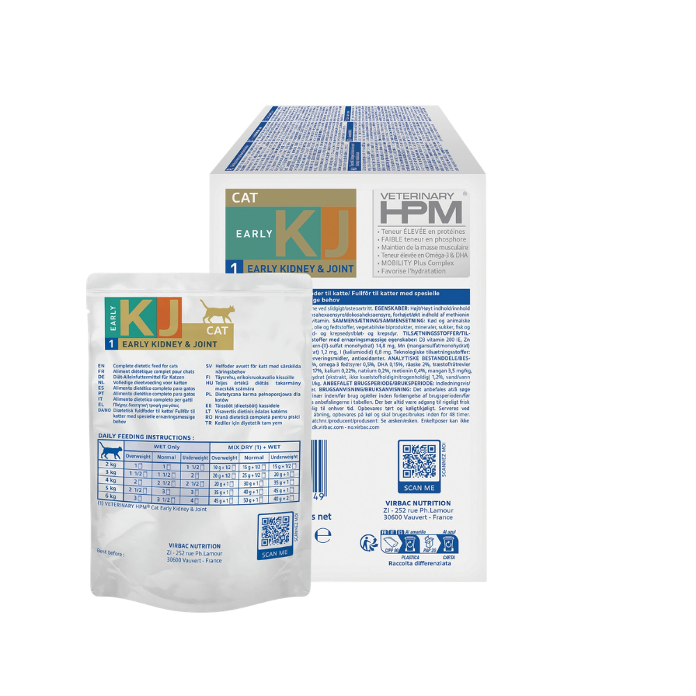 Virbac HPM WET Cat KJ1, Early Kidney & Joint