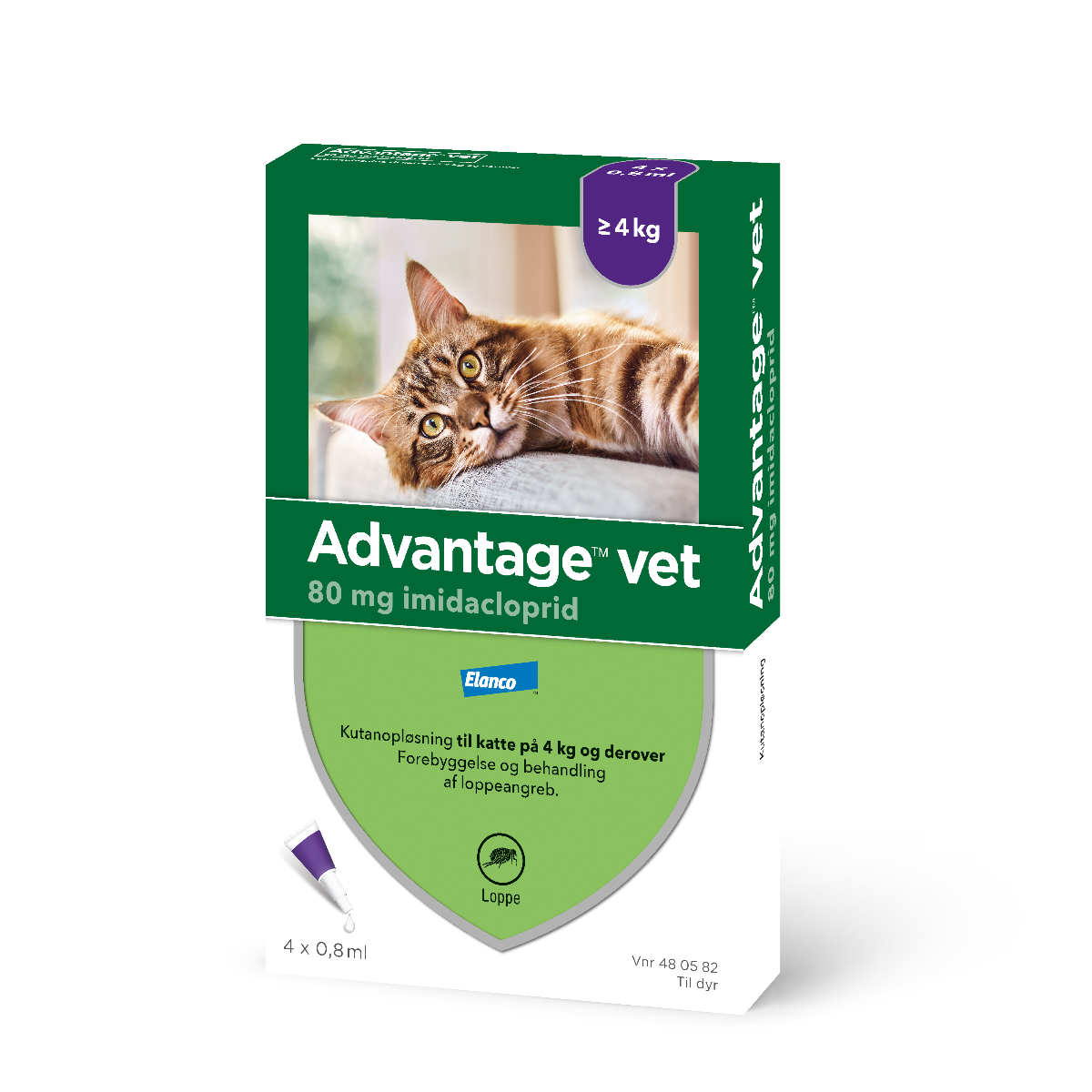 Advantage vet. til katte over 4 kg.