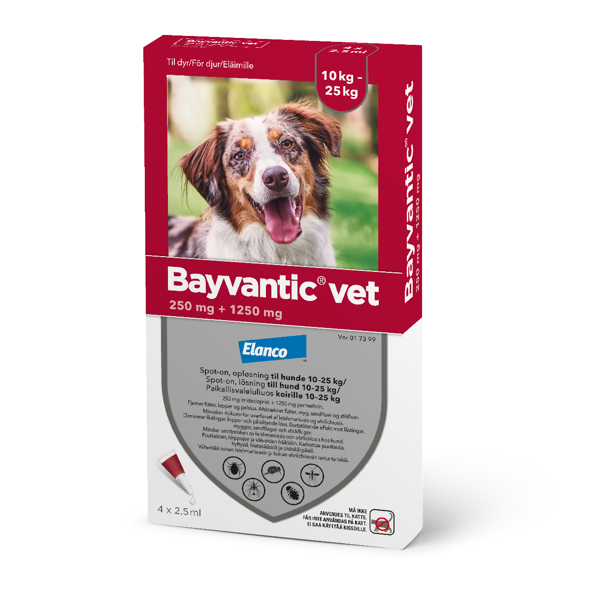 Bayvantic Vet til hunde 10-25 kg