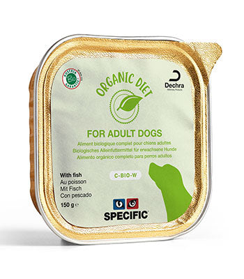 SPECIFICs C-BIO-W er et lækkert økologisk supplement til din hunds tørfoder