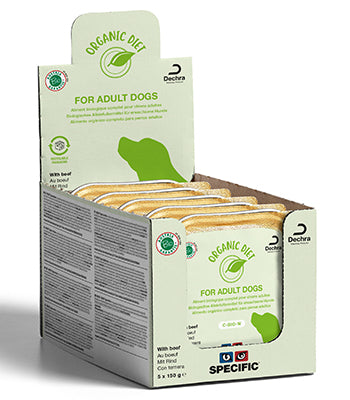 SPECIFIC C-BIO-W Organic vådfoder med oksekød til hunde | Netdyredoktors webshop