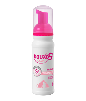 DOUXO S3 Calm Mousse til kløende og irriteret hud hos hund, kat og hest, 150 ml