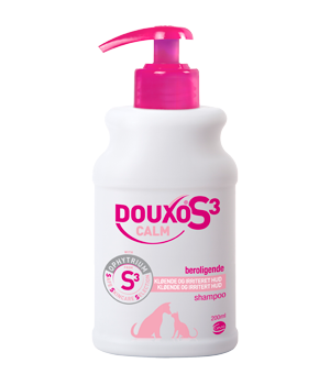 DOUXO S3 Calm Shampoo til hund, kat og hest med sensitiv hud, 200 ml