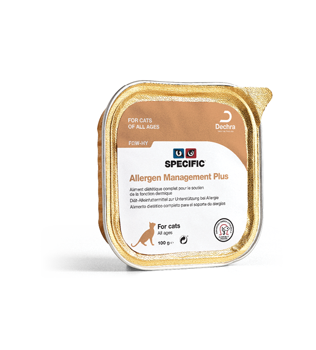 SPECIFIC FOW-HY er vådfoder til killinger og katte med allergi. Vådfoderet kan bruges ved allergiske hudsygdomme på grund af foderallergi, atopi, loppeallergi og ved sygdomme i mave-tarm-kanalen (diarré, colitis, opkast).