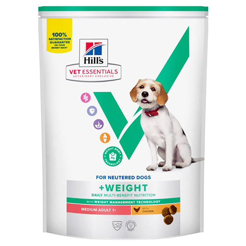 Hill's Vet Essentials Multi-Benefit + Weight Adult 1+ Medium tørfoder til hunde, 10kg
