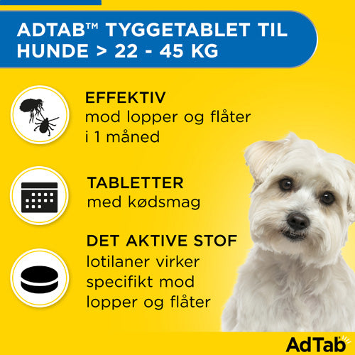 AdTab til hunde 22 til 45 kg