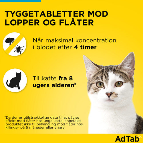 AdTab til katte 2 til 8 kg.