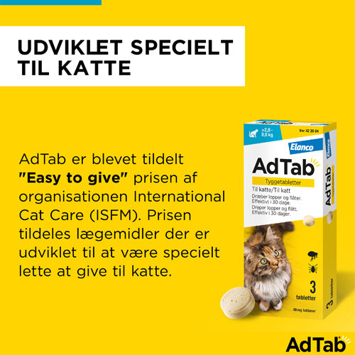 AdTab til katte 2 til 8 kg.