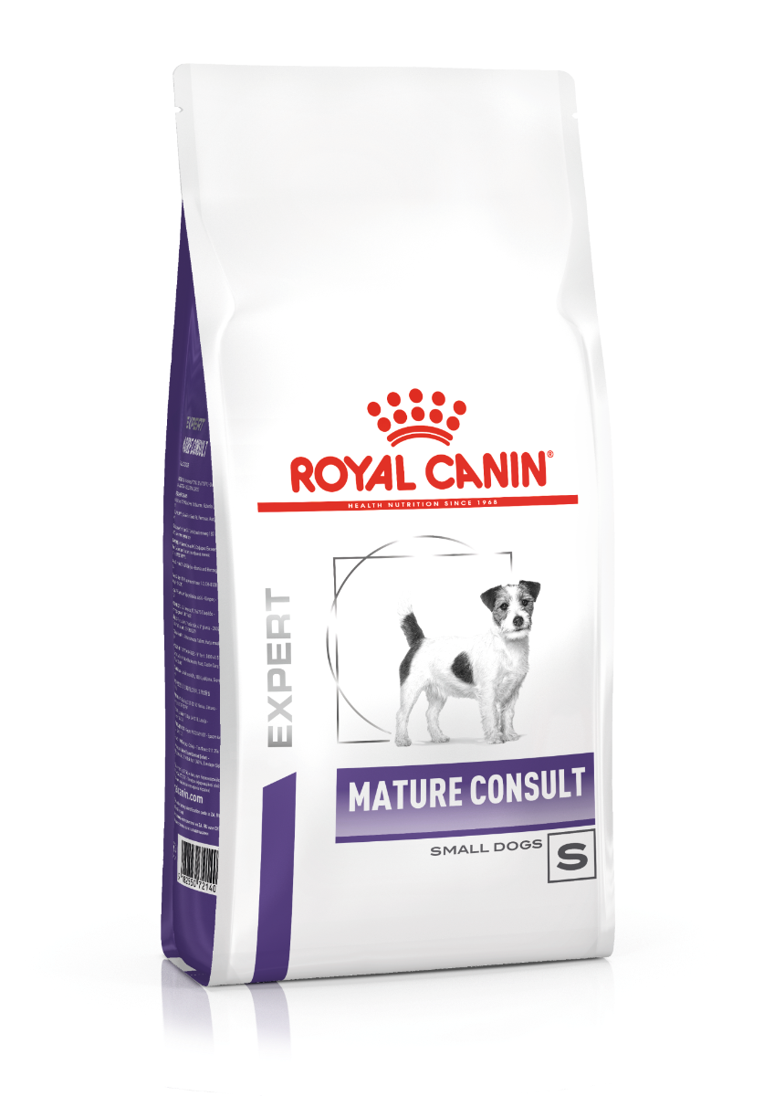 Royal Canin Health Management Mature Consult tørfoder til ældre hunde af små racer, 8 kg. Støtter muskelmasse, understøtter vitalitet og bidrager til god mundhygiejne.