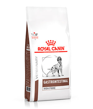 Royal Canin Gastrointestinal High Fibre hundefoder er velegnet til hunde med fordøjelsesproblemer, da det høje og afbalancerede fiberindhold hjælper din hund med at opretholde en sund tarmflora og et godt afføringsmønster.