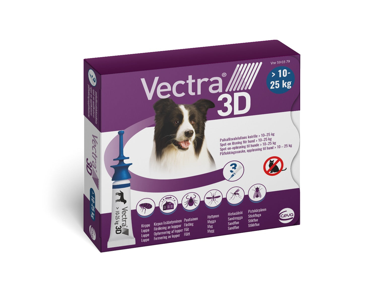 Vectra 3D til hunde 10-25kg