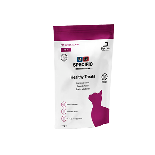 SPECIFIC FT-H Healthy treats, 10x50g | Sprøde godbidder til katte