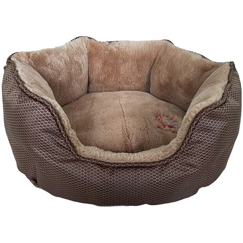 ThermoSwitch SANTORINI seng, brun, medium | Vendebar hundeseng