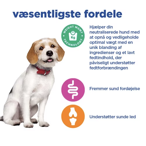 Hill's Vet Essentials tørfoder med kylling til hunde af medium racer