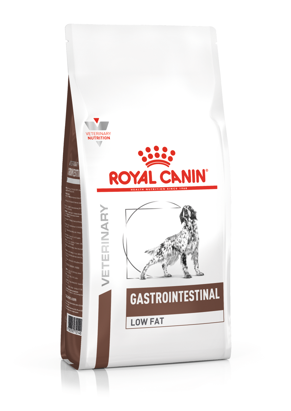 Royal Canin Dog Gastrointestinal Low fat er en mavetarmdiæt med lavt fedtindhold til hunde. Velegnet til hunde med lidelser i mavetarm-kanalen eller bugspytkirtlen.