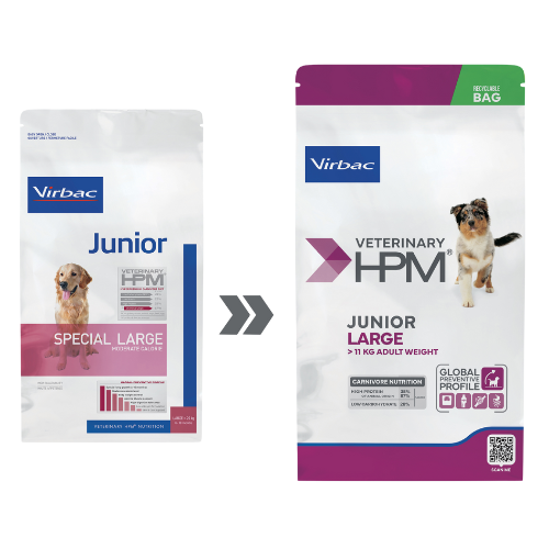 Virbac HPM Junior Large Dog