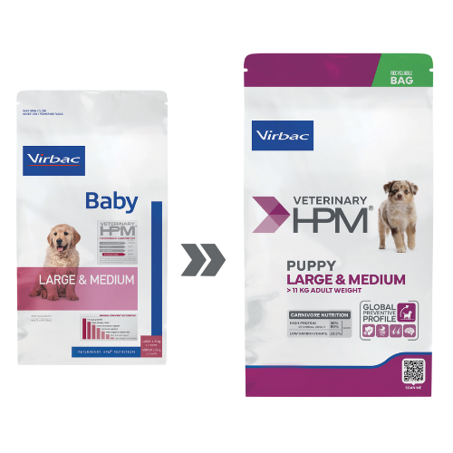 Virbac HPM Puppy Large & Medium Dog