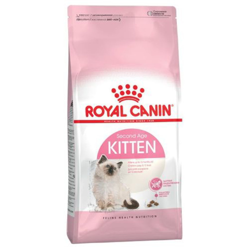 Royal Canin Kitten er et velafbalanceret tørfoder til killinger. Specielt til killinger, 2. vækstfase som er op til 12 måneder. Kan bidrage til et stærkt immunforsvar, støtte hjernens udvikling, samt understøtte en sund balance i tarmfloraen.