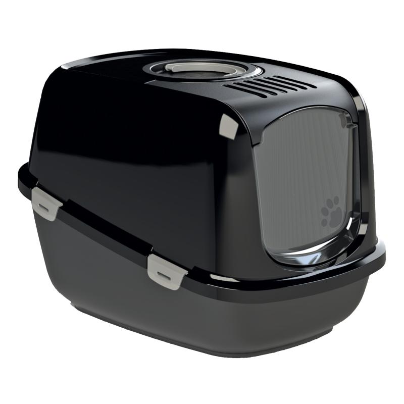 PeeWee EcoDome kattetoilet, sort