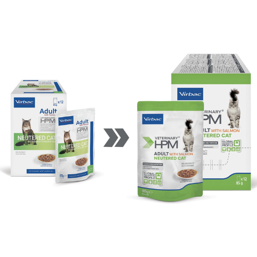 Virbac HPM Adult Neutered Cat WET
