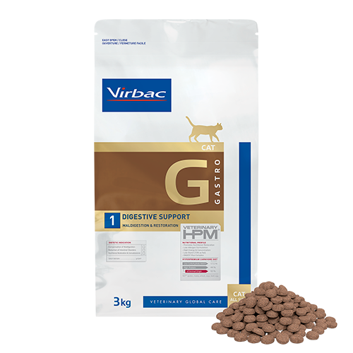 Virbac HPM (G1) Gastro, Digestive support Cat