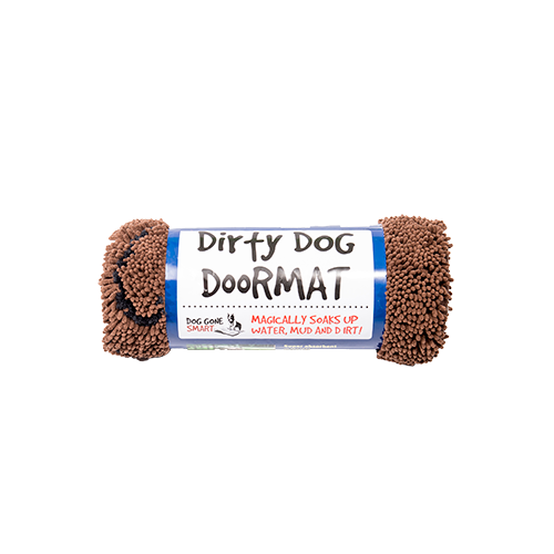 Dog Gone Smart Dirty Dog dørmåtte, Brun