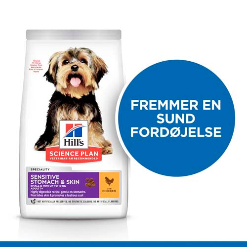 Hill's Science Plan Canine Adult Sensitive Stomach & Skin, Small & Mini, Chicken