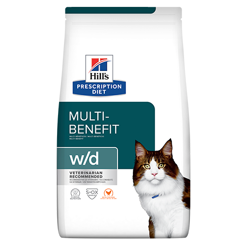 Hill's Prescription Diet w/d Multi-Benefit Feline, chicken