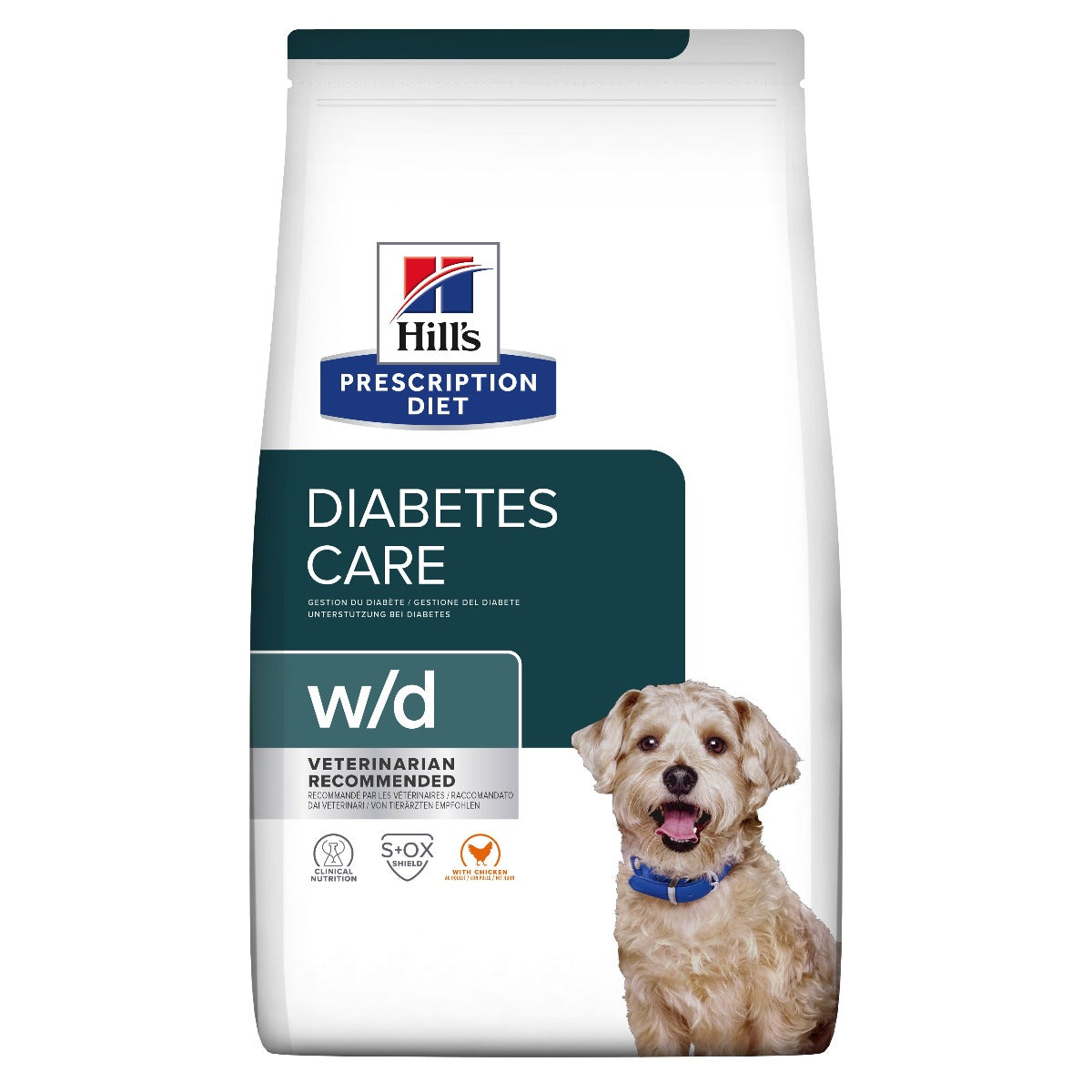 Hill's Prescription Diet w/d Diabetes Care til hunde, 10 kg