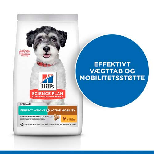 Hill's Science Plan Canine Adult Perfect Weight & Active, Small & Mini, Chicken