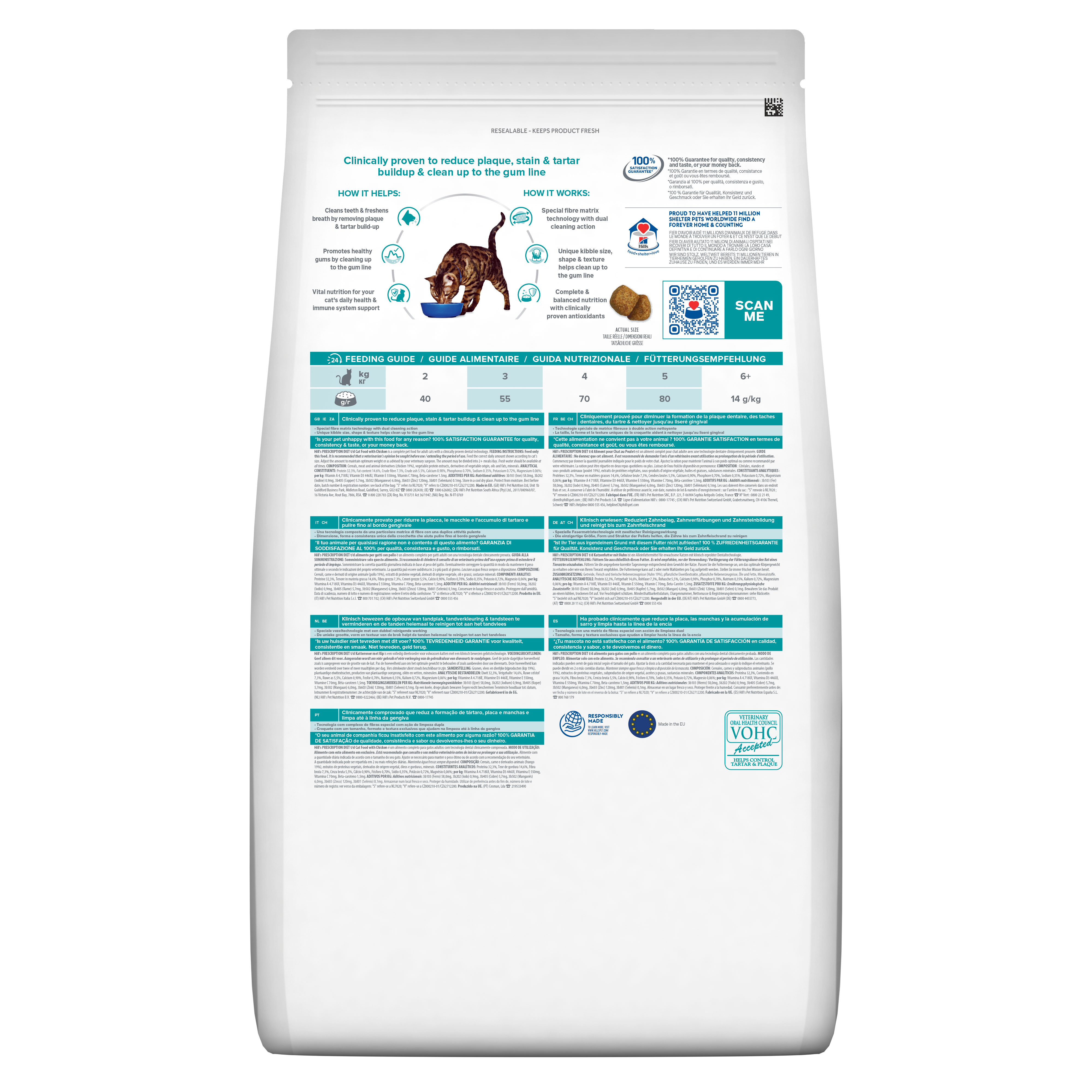Hill's Prescription Diet t/d Dental Care tørfoder til katte
