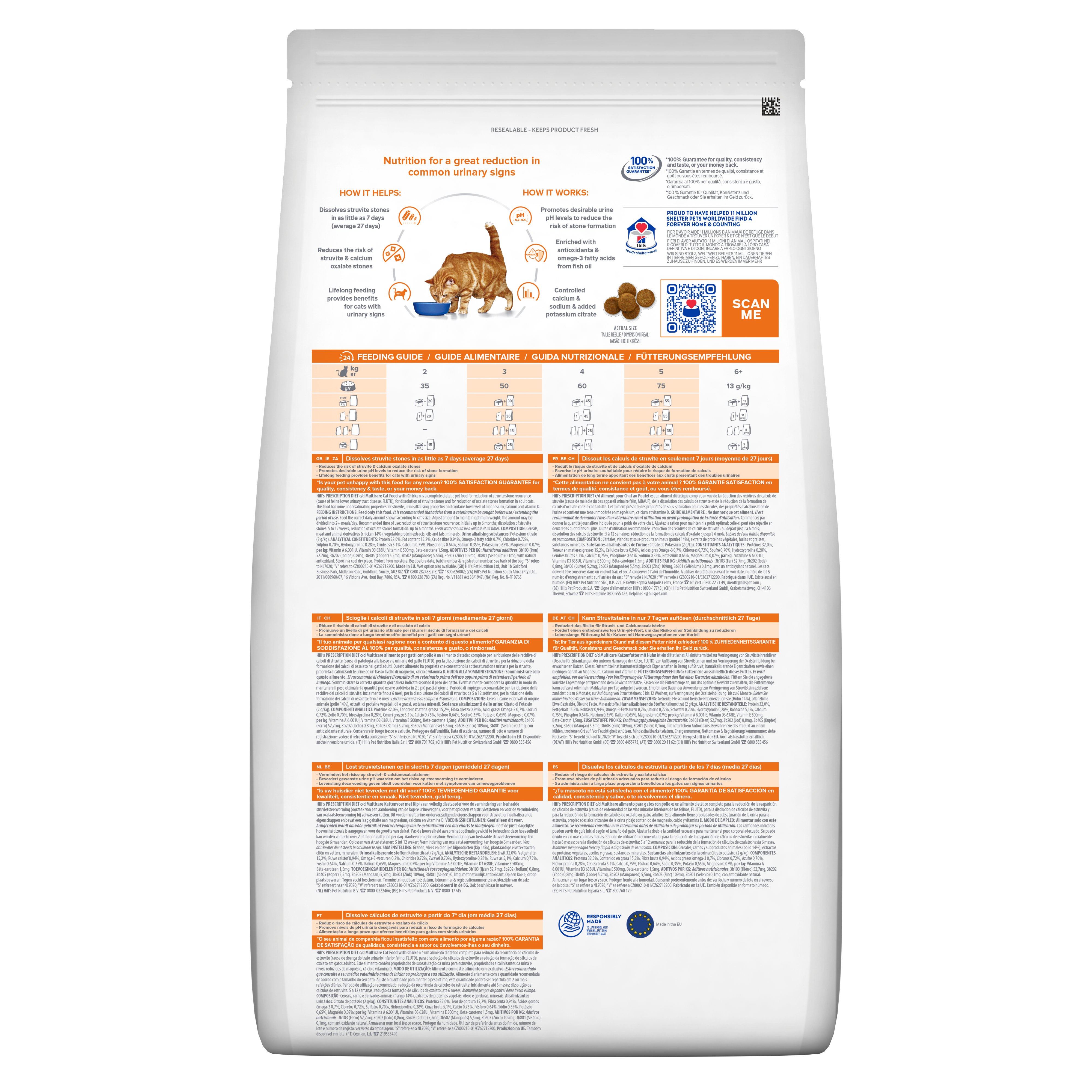 Hill's Prescription Diet c/d Multicare Feline, chicken