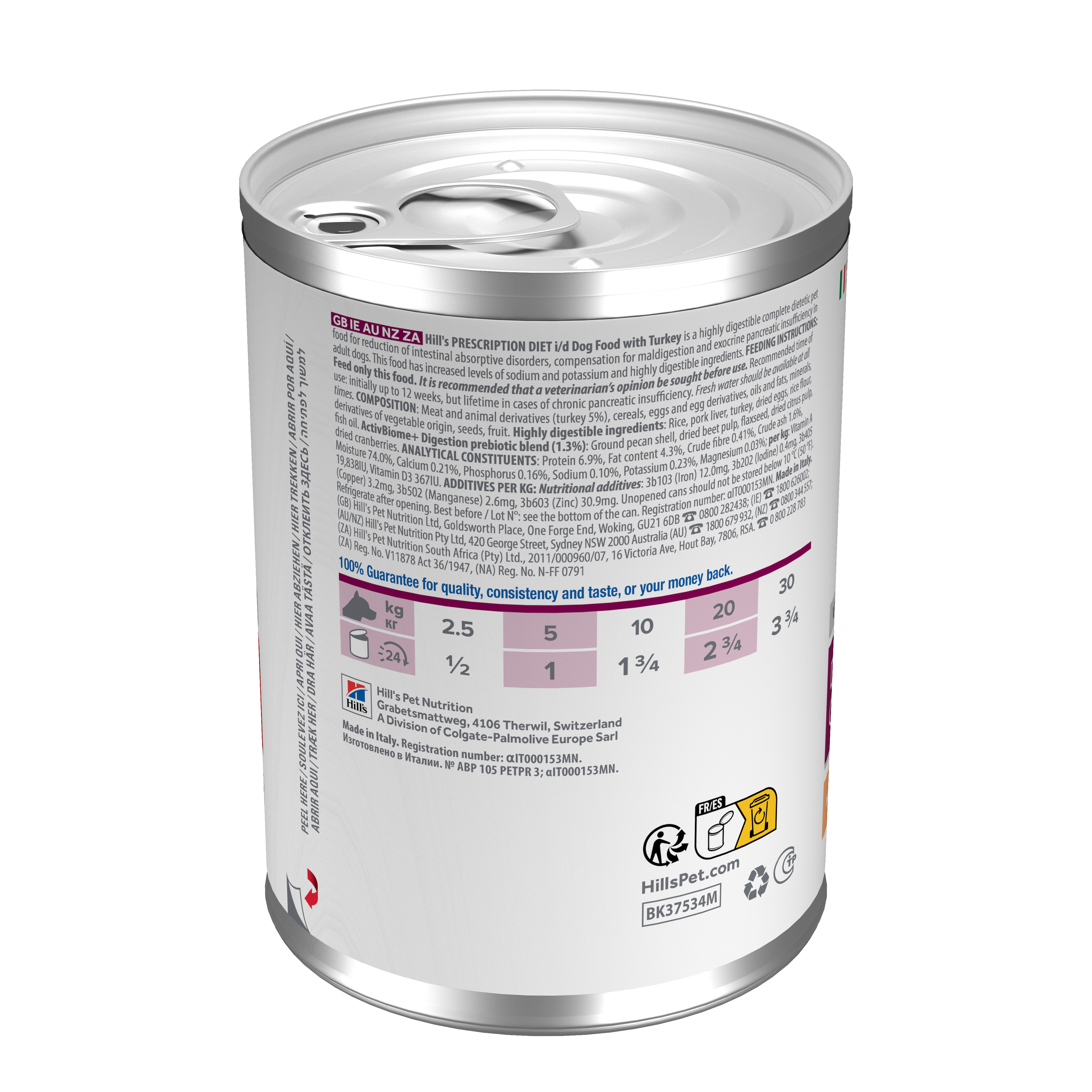 Hill's Prescription Diet i/d Digestive Care, kalkun