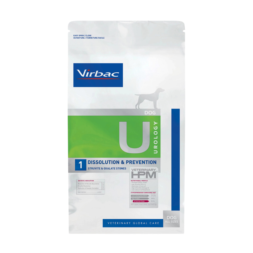 Virbac HPM Dog U1, Urology Dissolution & Prevention