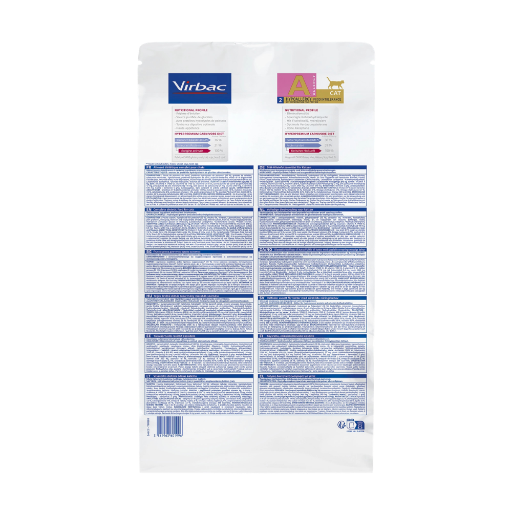 Virbac (A2) Allergy Hypoallergy Salmon Cat