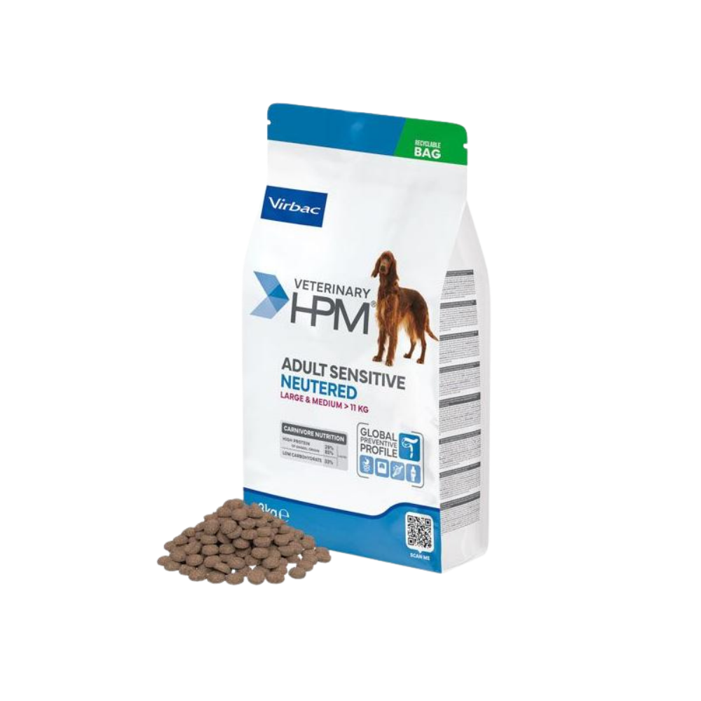Virbac HPM Adult Sensitive Neutered Large & Medium Dog