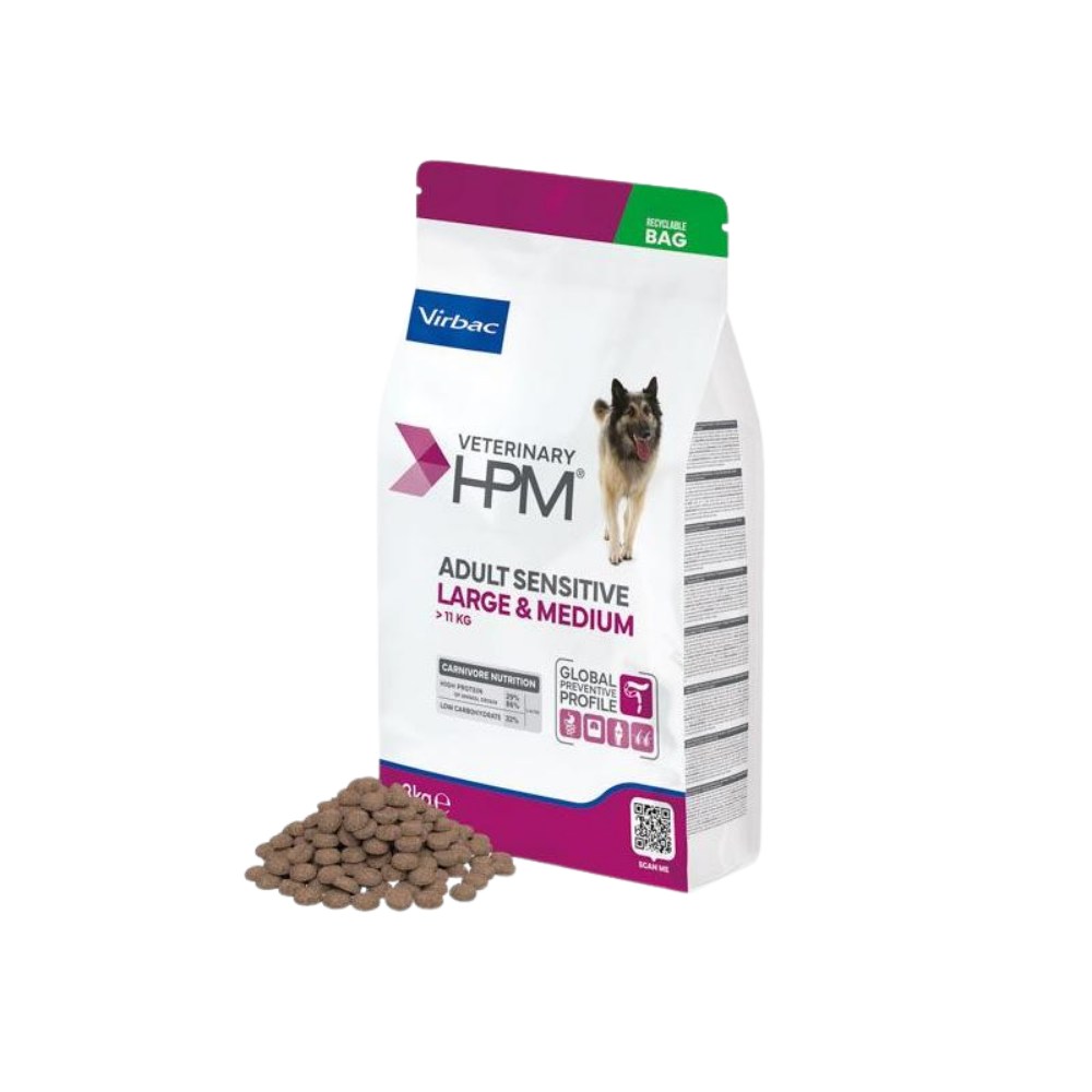 Virbac HPM Adult Sensitive Large & Medium Dog