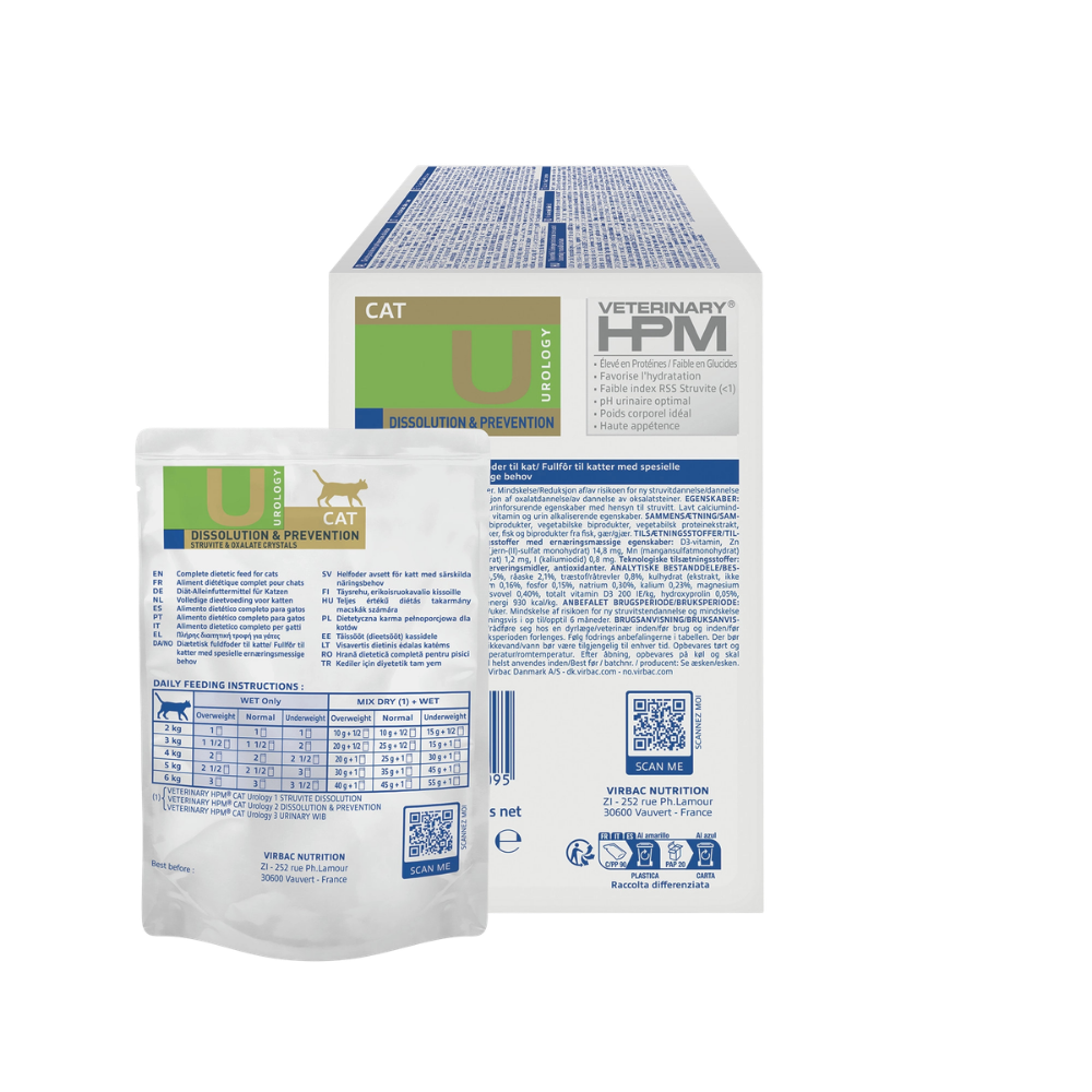 Virbac HPM WET Cat, Urology Dissolution & Prevention